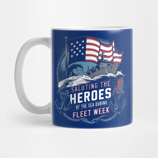 Saluting the heroes of the sea during Fleet Week , fleet week by CreationArt8